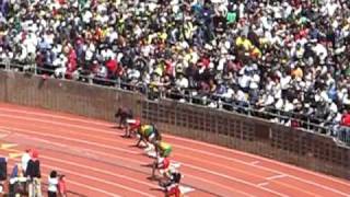 Usain Bolt runs an 879 in the Penn Relays 2010 [upl. by Aicilaanna273]