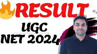 UGC NET 2024 RESULT  UGC NET RESULT 2024  UGC NET 2024 [upl. by Annawd179]