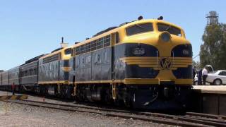 Classic EMDs through the Goulburn Valley Australian Trains [upl. by Freberg567]