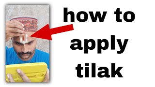 ✅how to apply tilak ✅ amtilak tilak ramanandi [upl. by Barb]