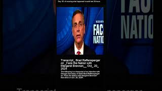 Transcript Brad Raffensperger on Face the Nation with Margaret Brennan Oct 20 2024 [upl. by Enaj]