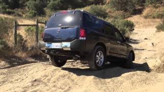 Nissan Armada off road at Hollister hills 2015 [upl. by Mellins]