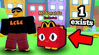 i FLEW to ASIA for McDonalds Pet Sim HAPPY MEAL EASY QR CODE Pet [upl. by Eliezer22]