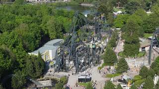 Alton Towers  The Smiler Drone Video [upl. by Notse689]