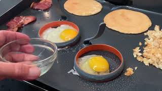 COMPLETE BREAKFAST  Blackstone E Series Electric Griddle [upl. by Ilana683]