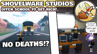 Ditch School To Get Rich NO DEATHS Shovelware Studios [upl. by Milburt467]