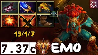 emo  Huskar Bloodbath  1317  737c  Immortal Dota [upl. by Eiuol]