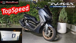 TopSpeed 2023 Yamaha NMAX 155 amp Accerelation Test by MotoRival [upl. by Alfonso674]