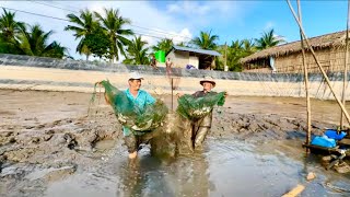 TÁT AO BỎ HOANG  BẮT CÁ GẦN 50 KÝ  CHÒI LÁ QUÊ  T 28 [upl. by Anaej381]