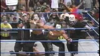 Vampiro Great Muta amp ICP vs 3 count and Tank Abbot WCW [upl. by Gerrald]