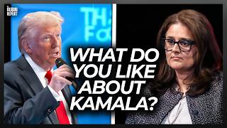 Trump Gives an Unexpected Answer When Asked to Name Positives About Kamala [upl. by Amerd68]