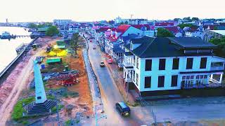 Paramaribo Suriname  Riverside Waterkant DJI MINI 3 [upl. by Noeht]