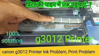 canon g3012 ink problem  how to fix canon g3012 printer ink problem [upl. by Leiand]