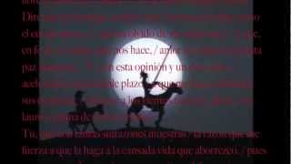 Adam Voice interpreta el Don Quijote  quot Canción de Grisóstomo quot [upl. by Aiepoissac]