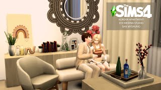 Korean Apartment  The Sims 4  No CC  910 Medina Studio  San Myshuno [upl. by Hoj]