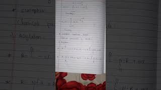 Amines notes  chapter 13 chemistry cbseboard notes class12chemistry viralshorts shorts [upl. by Anail]