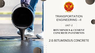 26 Bituminous Concrete  CE502 [upl. by Annaierb]