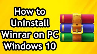 How to Uninstall Winrar on PC on Windows 10 or 11 [upl. by Anniram]