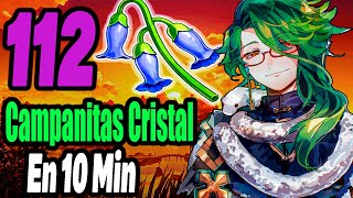 🥀Ruta Farmeo Campanitas Cristal  Genshin Impact [upl. by Rehpotsirhcnhoj]