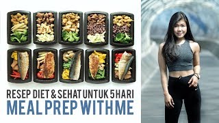 RESEP DIET UNTUK MEAL PREP SIMPLE amp EASY  Meal Prep With Me [upl. by Abby925]