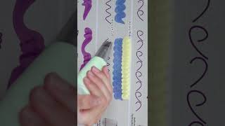 How to Use Ruffle Piping Tip 86 and 158 Icing Nozzle Piping Techniques Cake Tutorial [upl. by Anitac]