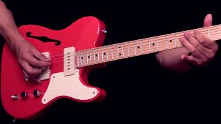 Squier Paranormal Cabronita Telecaster Thinline Demo [upl. by Noyar751]