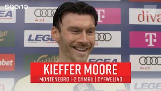 Kieffer Moore  Montenegro 12 Cymru  Nations League [upl. by Cochard]