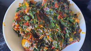 HOW TO MAKE SPINACH  EFO RIRO RECIPES [upl. by Clarine206]