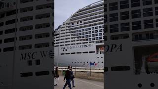 MSC World Europa Full Ship View✨👍Length 333 M 21 Deck🛳️🙏 [upl. by Pebrook608]