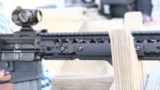 KAC SR15 Mod1 300 Yards Shooting 720p 60fps [upl. by Hartwell]