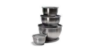 Kitchen Master 8pc Stainless Steel Mixing Bowl Set [upl. by Hanad]