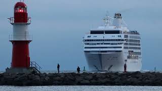 Seven Seas Mariner  RostockWarnemünde am 13072024 [upl. by Seed]