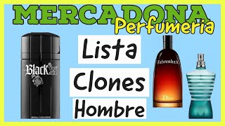 MERCADONA CLONES perfumes HOMBRE 🌺 actualizado [upl. by Martres]