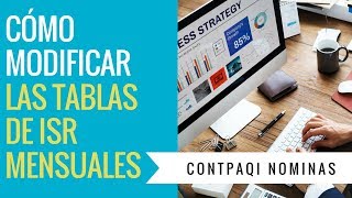 Nuevas tarifas ISR Ejercicio 2018 CONTPAQi ® Nominas [upl. by Meek]