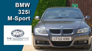 BMW E90 325i M Sport Petrol  REVIEW [upl. by Kristina101]