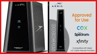 ARRIS SURFboard SBG8300 DOCSIS 31 Gigabit Cable Modem amp AC2350 WiFi Router  Comcast Xfinity Cox [upl. by Winnick]