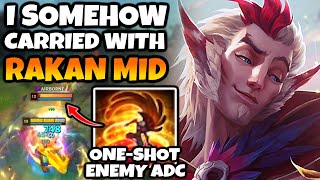 Ever see AP Rakan Mid carry high elo [upl. by Plotkin84]