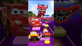 Cars 3 Mater Exe vs Spider Lighting McQueen vs Lighting McQueen Exe vs Cruz Ramirez x Coffin Dance [upl. by Gal]