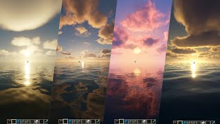 4K Top Minecraft Shaders  Best 10 Shaders Comparison  BSL Continuum Pr Luma SEUS Voyager [upl. by Eninaej]