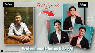 How To Create Professional Linkedin Profile Photo Using AI For FREE Part1 [upl. by Ahouh]