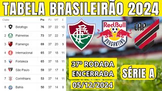 TABELA CLASSIFICAÇÃO DO BRASILEIRÃO 2024  CAMPEONATO BRASILEIRO HOJE 2024 BRASILEIRÃO 2024 SÉRIE A [upl. by Amaerd525]