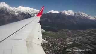 Landing at Airport InnsbruckTyrol [upl. by Lally]