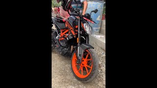 KTM Duke 250 GPS Tracker Installation [upl. by Idzik]