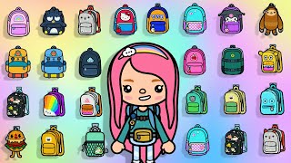 ВСЕ РЮКЗАКИ В ТОКА БОКА  TOCA BOCA  ALL SECRET BACKPACKS  TOCA BOCA  МИЛАШКА МАЛЫШКА [upl. by Eldoree33]