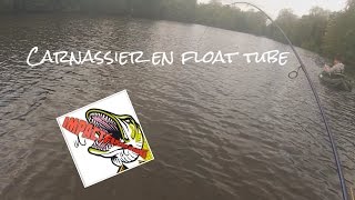 Pêche du carnassier en float tube brochetperche [upl. by Ahswat]