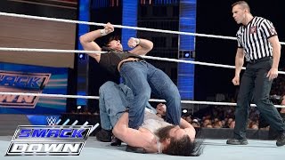 Dean Ambrose vs Luke Harper SmackDown April 2 2015 [upl. by Htebasyle106]