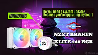 NZXT KRAKEN ELITE 240 RGB  UNBOXING [upl. by Arick421]