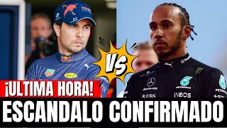 ¡BOMBAZO HAMILTON INTENTÓ ROMPER EL FICHAJE DE CHECO PÉREZ POR MERCEDES [upl. by Helmer]