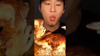 Zach Choi rotisserie chicken Mukbang mukbang asmr chicken rotisseriechicken shorts ytshorts [upl. by Ynnattirb826]