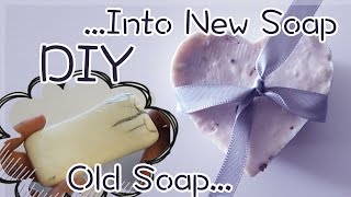 DIY Soap bar using Old Bar Soap  Sunny DIY [upl. by Hands]